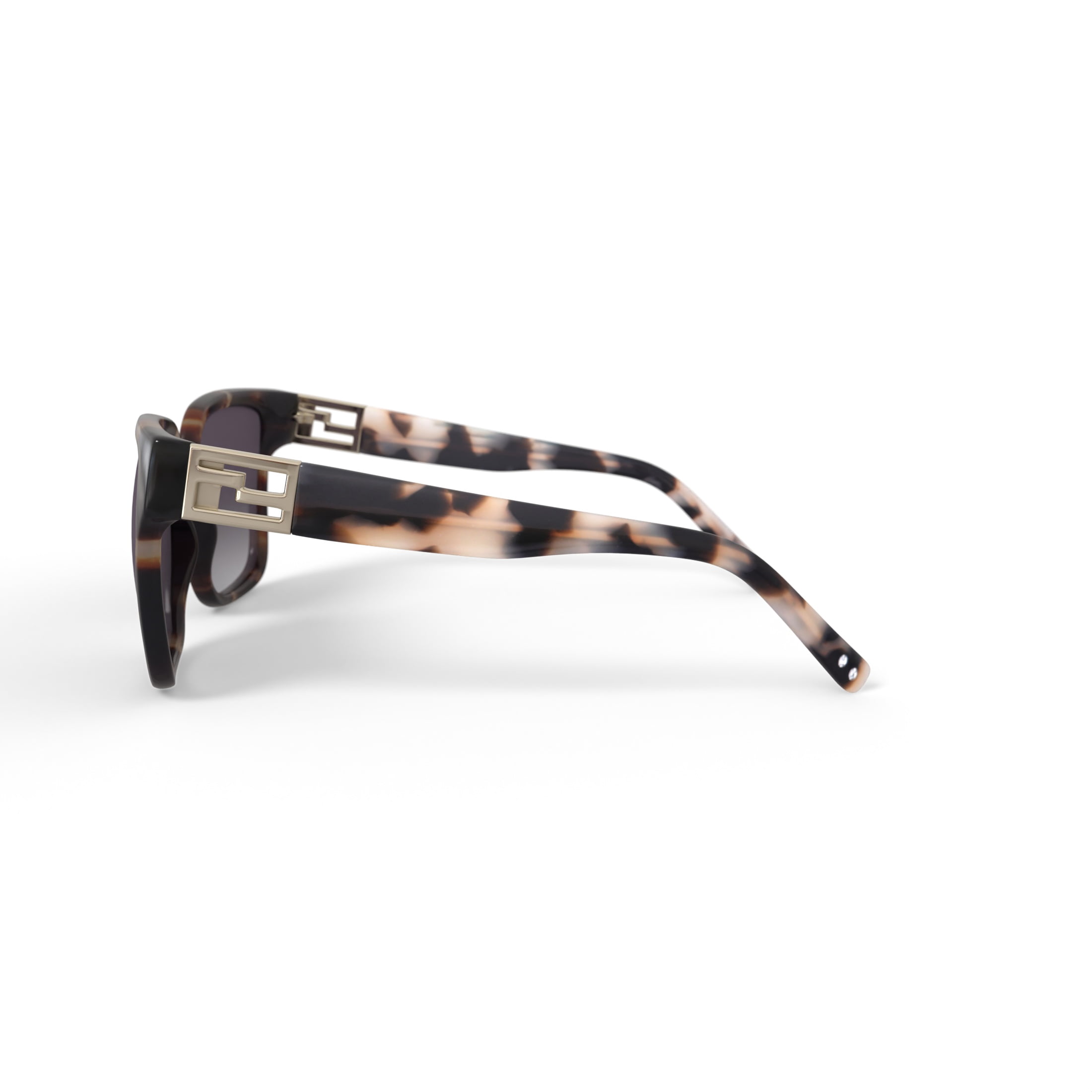 Reverb Women's Square Prescription Fashion Sunglasses, RVLOS2014, Tortoise, 55-19-145, with Case