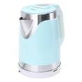 thumbnail image 4 of Hervidor eléctrico 2000W Tetera eléctrica de acero inoxidable de doble capa con protección para hervir en seco 2L Enchufe británico 220V Azul, 4 of 10