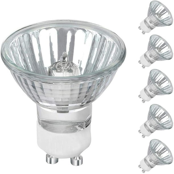 GU10 Halogen Bulb Dimmable MR16 Light Bulbs 120V 35W Warm White, High Efficiency Halogen Light Bulbs for Indoor, W50MR16/FL/GU10, GU10 Base Bulb for Track&Recessed Lighting (6 Pack) - Walmart.com
