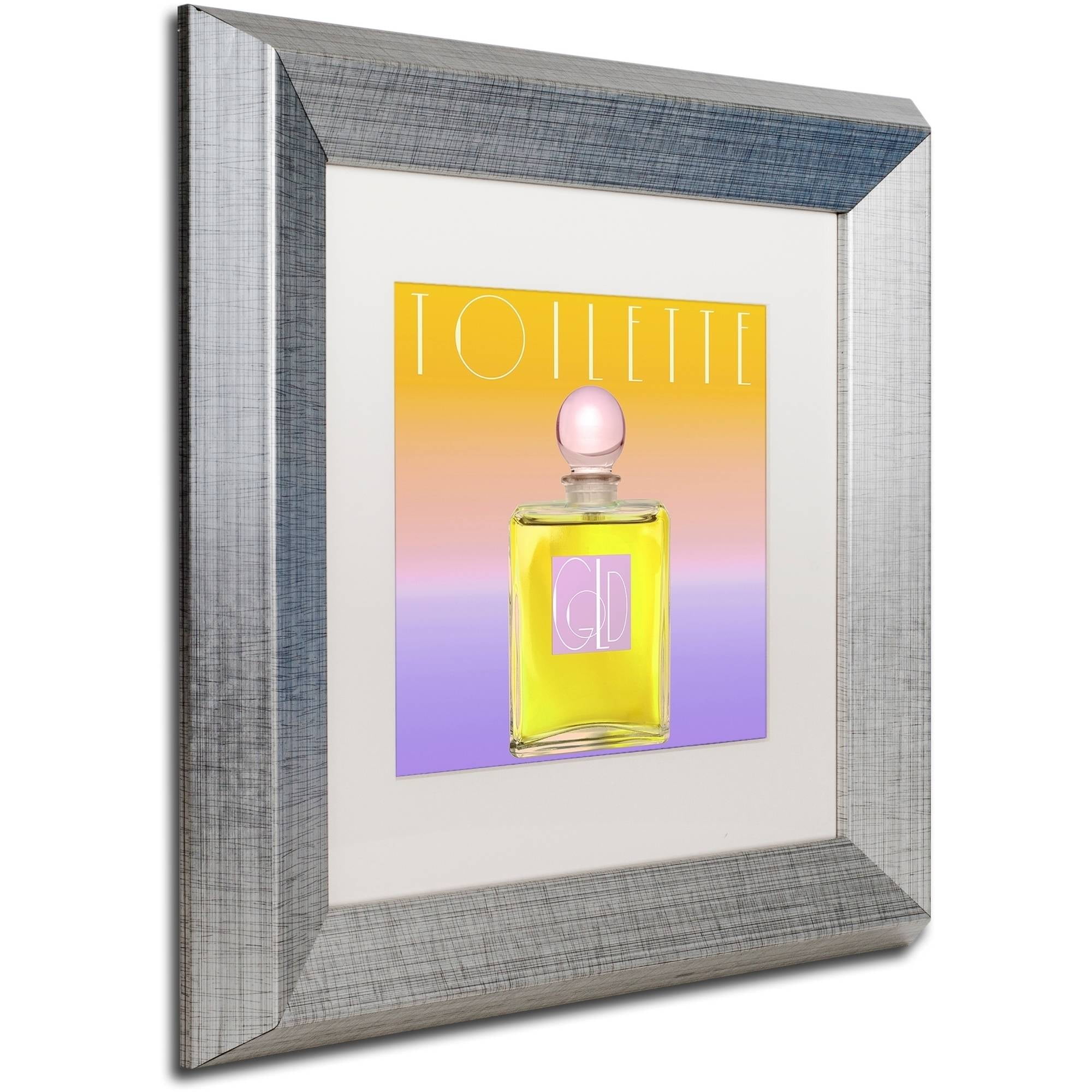 Trademark Fine Art "Colored Scents II" Canvas Art by Color Bakery White Matte, Silver Frame