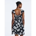 thumbnail image 3 of Scoop Women's Square Neck Mini Dress, Sizes XS-XXL, 3 of 5