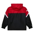 thumbnail image 3 of Men's Mitchell & Ness Scarlet/Black San Francisco 49ers Tie Breaker Vintage Logo Lightweight Anorak Half-Zip Windbreaker, 3 of 5
