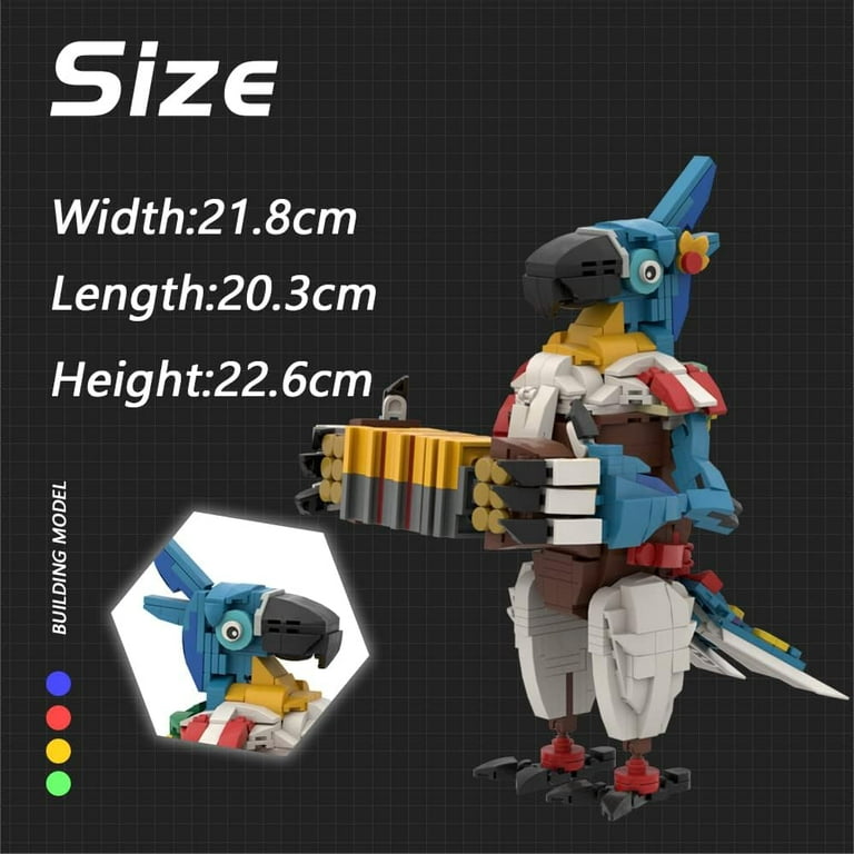 Guardian of Zelda Ruins Minifigures Building Blocks Set 365Pcs MOC Nano  Micro Building Blocks Minifigures Toy