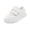White, variant on pwidon Toddler Hook and Loop Sneakers Double Strap Easy On Breathable Casual School Shoes Non Slip Flexible Kids Walking Flats White 21
