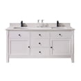 thumbnail image 6 of Altair 73 in. Composite Stone Vanity Top in Milano White with White Sink, 6 of 8