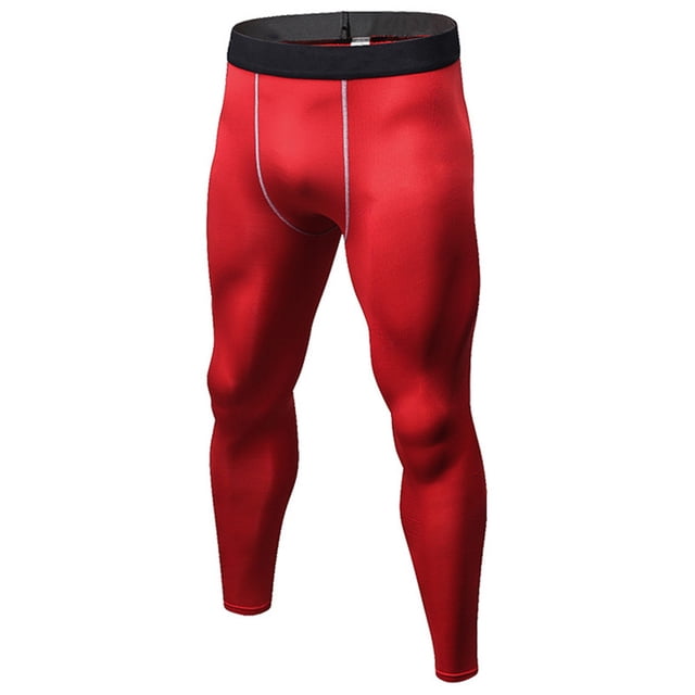 Pantalons de Gym pour Hommes Serrés Compression Entraînement Physique Course Basketball Base Entraînement Pantalons Extensibles