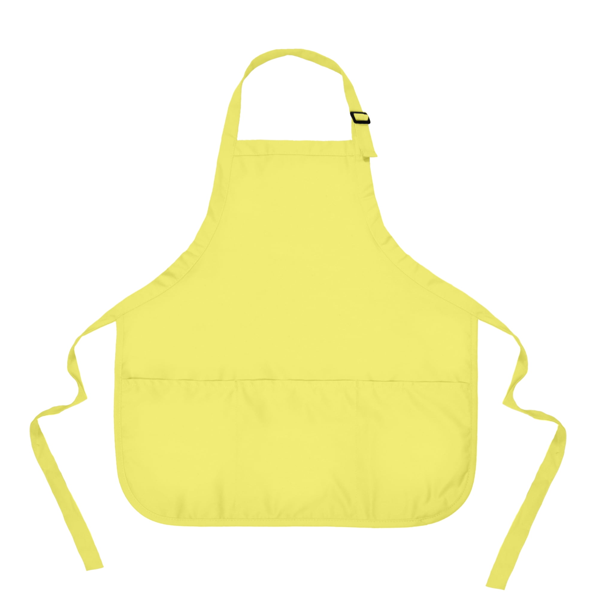 DALIX Apron Commercial Restaurant Home Bib Spun Poly Cotton Kitchen