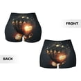 thumbnail image 5 of Lsque Creative Poker Pattern High Waisted Biker Shorts for Women-Tummy Control Fitness Athletic Workout Running Yoga Gym Shorts,Moisture-Wicking-X-Large, 5 of 9
