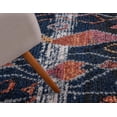 thumbnail image 6 of Rugs.com Morocco Collection Rug – 5' x 8' Navy Blue High-Pile Rug Perfect For Living Rooms, Large Dining Rooms, Open Floorplans, 6 of 9