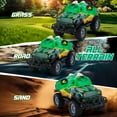 thumbnail image 5 of PayUSD Remote Control Car, RC Cars Toys for Kids Ages Lighted Monster Truck Dinosaur Toy RC Cars 4-12 Year Old Boys Birthday Gift for Christmas 8km/h 27Mhz 1:20 Green, 5 of 8