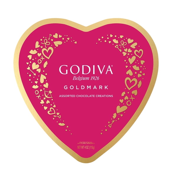 Godiva Goldmark Heart Chocolate Box, Valentine's Day Gift, 14 Pc