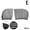 4pcs front and rear windows, variant on Universal Car Side Window Sun Shades (1 Piece) – Black Mesh UV Protection Curtains, Foldable Privacy Shield, Reduces Interior Heat for Auto Sedans & SUVs