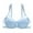 Sky Blue, variant on Womens Lace Bralette 3/4 Cup Push Up Bra Untra-thin Comfortable Breathable Brassiere Plus Size Bras for Women