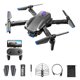 thumbnail image 2 of Tholdsy Dron plegable de 2,4 Ghz, cuadricóptero portátil para niños principiantes, avión de plástico con Control remoto de retorno Accesorios para drones aéreos Negro sin cámara, 2 of 6
