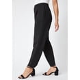 thumbnail image 2 of Jessica London Women's Plus Size Stretch Knit Elastic Pull-On Straight Leg Pants Trousers, 2 of 6