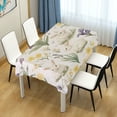 thumbnail image 4 of Yayeee Tablecloths 54" x 54" Rectangle Wrinkle Resistant Party Table Cover, Floral Rabbit, 4 of 8