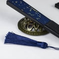 thumbnail image 5 of 2X Abanico Plegable CláSico de Seda Estrellada, Abanico de Mano Plegable de Bambú de Tela Japonesa China (Azul), 5 of 5