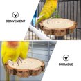 thumbnail image 2 of FRCOLOR Stand Board Wood Birds Springboard for Pet Birds Use High Quality Synthetic Material Assorted Color 2Pcs,3.94"X3.94"X0.59", 2 of 4