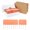 A003- Orange, variant on Knitting Blocking Pins with Plastic Handles and Metal Needles, Sweater Shaping Pins for Yarn Crafting, 20 Piece Set with Storage Box