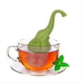 thumbnail image 2 of Stainless Steel Elephant Tea Infuser, Silicone Handle, Kitchen Teaware for Loose Leaf, Coffee & Spice Sieve,1 * Stainless Steel Elephant Tea Infuser, 2 of 6