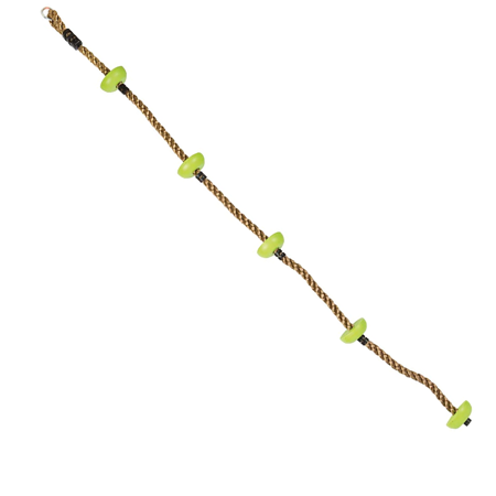 SICED Climbing rope, weatherproof material, with safety hook and steps ...