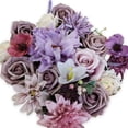 thumbnail image 4 of Wweixi Whimsical Blooms Low Maintenance Artificial Flower Collection Realistic purple LH001 5Set, 4 of 6