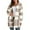 Khaki Fleece Hoodies, variant on BSDJILFG Fleece Hoodies for Women Long Plaid Shacket Jackets Classic Loose Fit Comfy Warm Fuzzy Open Front Winter Cardigans
