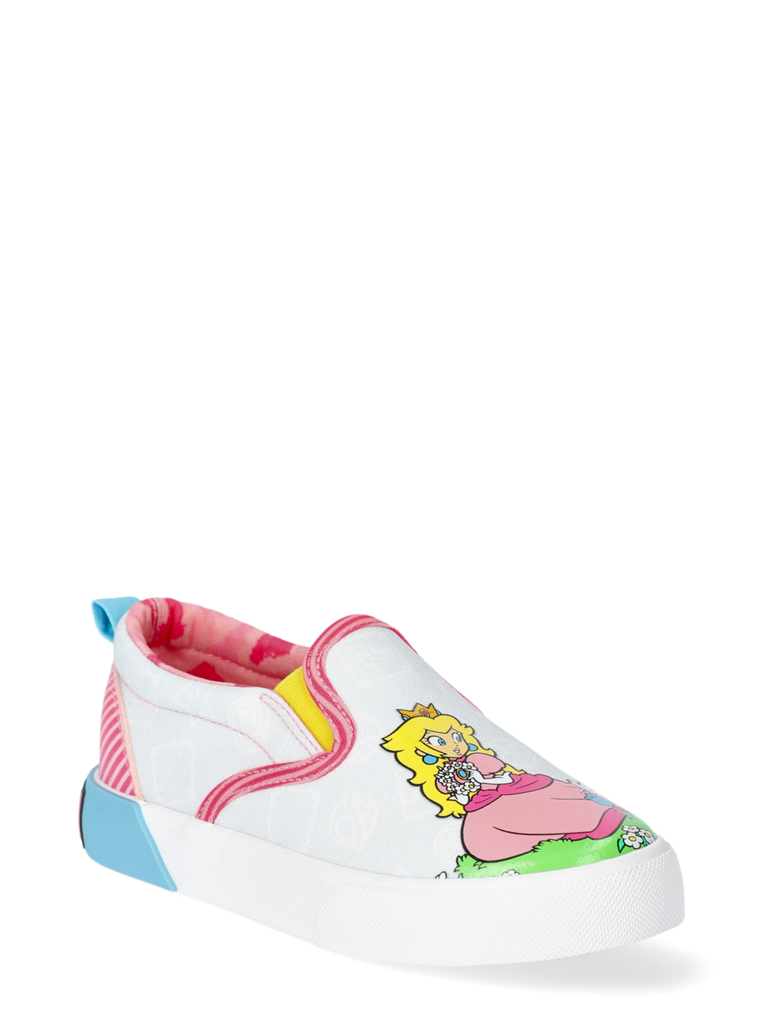Ground Up Super Mario Princess Peach High Top Sneakers for Girls