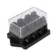 thumbnail image 3 of Caja de fusibles de hoja estándar de circuito de 4 vías de repuesto universal con tapa perfke Caja de fusibles, 3 of 6