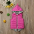 thumbnail image 2 of Qiylii Kids Winter Warm Zipper Waistcoat, Dinosaur Hooded Cotton-Padded Coat, 2 of 8