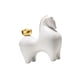 thumbnail image 3 of Figura de caballo de cerámica Colección de figuras de animales Figura china para entrada Blanco, 3 of 9