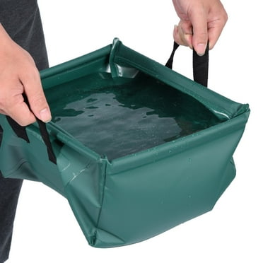 Cccanaooolceie 15L Portable Leak-Proof Basin Multifunctional Foldable Outdoor Wash Basin Camping Water Sink