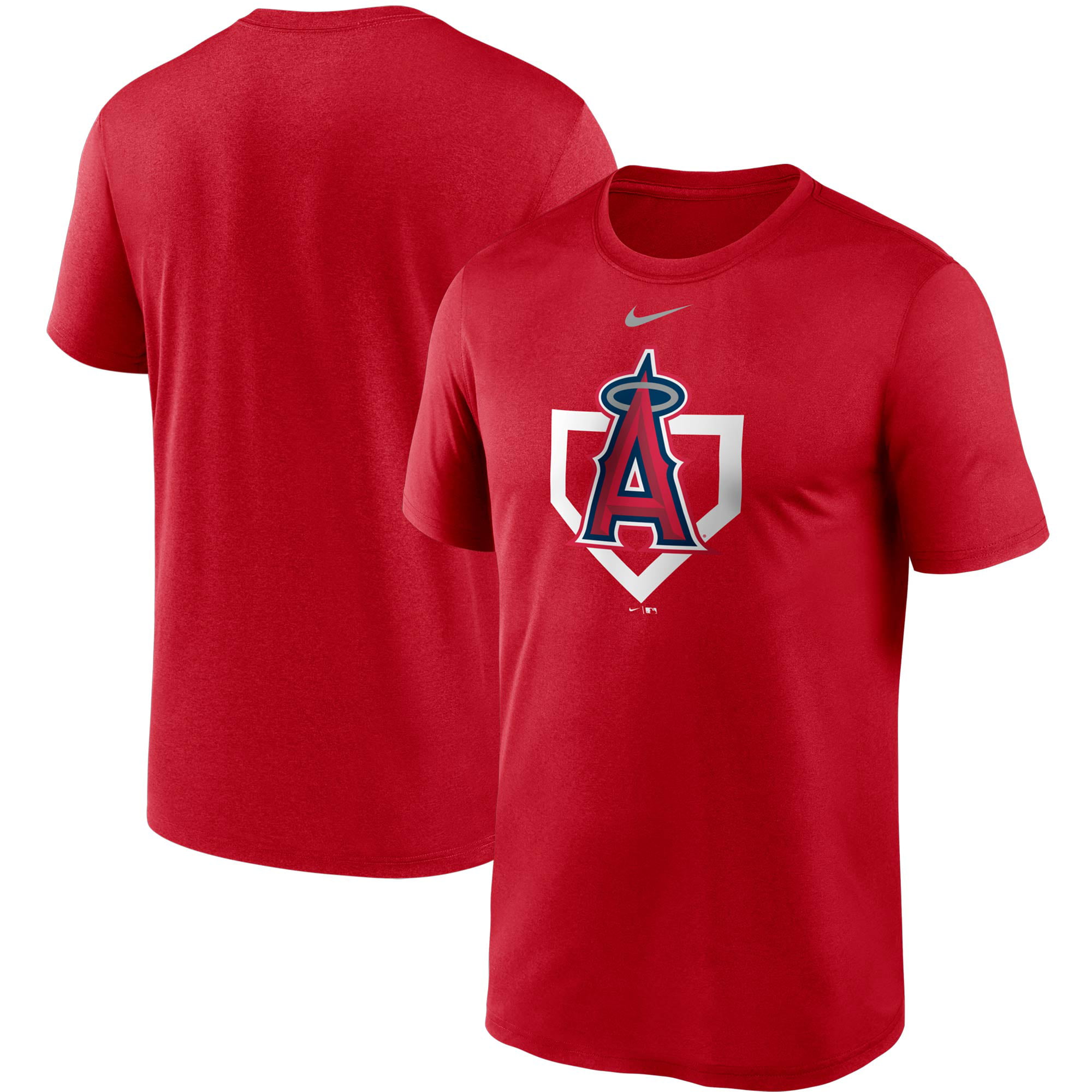 Los Angeles Angels Youth Red Primary Logo Performance T-Shirt