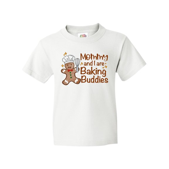 Inktastic Mommy And I Are Baking Buddies Youth T-Shirt