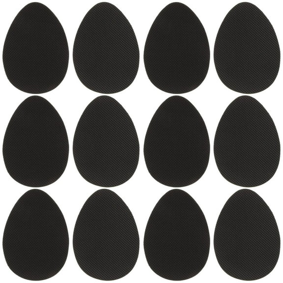 YSNOOWE 6Pairs Anti Slip Shoe Pads for Boots Non Slip Rubber Black Matte Surface 9x6.5cm