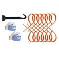thumbnail image 2 of 12 cadenas genéricas para neumáticos de nieve, tracción de emergencia, cadenas de nieve multifunción antideslizantes para camionetas en caminos, 2 of 8