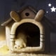 thumbnail image 4 of Caseta plegable para perros, caseta para perros pequeños, medianos y gatos, cálida para invierno, para chihuahuas, productos para mascotas, cesta, cueva para cachorros, sofá, caseta para gatos., 4 of 6