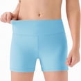 thumbnail image 6 of TAmten Girls Athletic Shorts Girls Athletic Shorts Kids Dance High Waisted Yoga Short for Bike Gym Volleyball Running(Light Blue,11-12 Years), 6 of 6