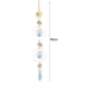 thumbnail image 3 of Crystal Wind Chime Diamond Hanging Prism Light Catcher Ornamento (Rosa), 3 of 3