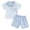 Z02-Blue, variant on Teen Boy Clothes Baby Outfit Sets Summer Cotton Cartoon Print Short-sleeved Sports 12 18 24 Month 3T 4T 5T Shorts Two Piece Set T Shirt and 2-Piece