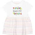 thumbnail image 3 of Inktastic Grammys Girl Bright Flowers Girls Baby Dress, 3 of 5