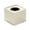 White, variant on Square ABS Microphone Logo Holder with Foam Liner, Universal Interview Mic Cube for Broadcast TV, Lightweight Stand for Reporter Handheld Mics, 2.8"(Black)