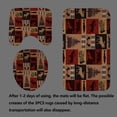 thumbnail image 4 of 4PCS Rustic Deer Shower Curtain Sets with Rugs, Waterproof Fabric Colorful Shower Curtain, Forest Woodland Wildlife Wild Animal Elk Moose Eagle Bird Country Cabin Lodge Hunting Bathroom Decor, 4 of 7