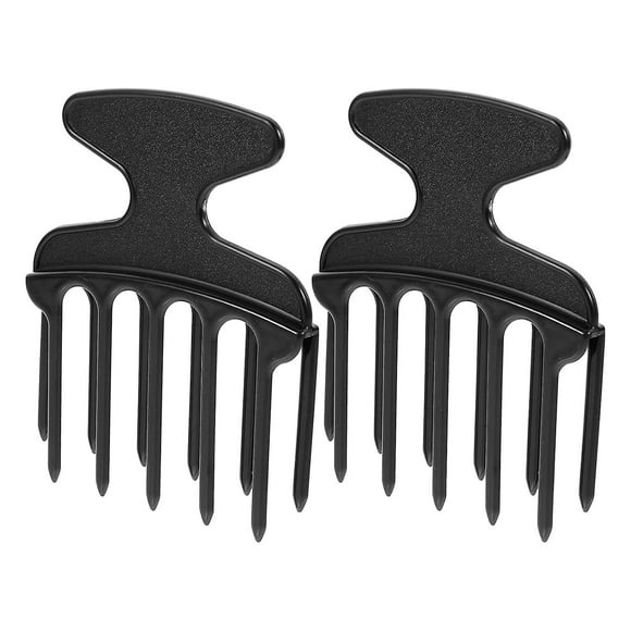2pcs Black Hair Pick Comb Smooth Fist Hair Picks for Afro Hair Afro Picks for Women and Men Lift Hair Pick for Curly Straight Hair
