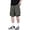 Green_001, variant on Domuza Men's Casual Shorts Solid Color Fashion Zippers Cargo Shorts Elastic Waist Sports Loose Knee Length Purple 3XL