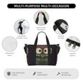 thumbnail image 3 of Sigee Boho Owl for Hand Travel Bag,Sports Tote Gym Bag for Men and Women, 3 of 7