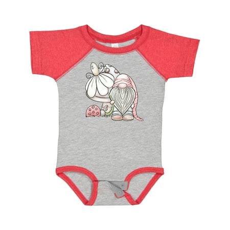 

Inktastic Daisy Mushroom Gnome Gift Baby Boy Bodysuit