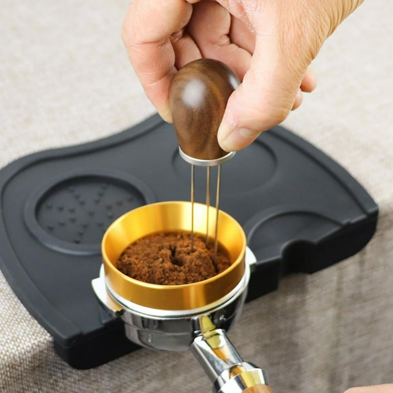 Koffeeista WDT Espresso Distribution Tool, Barista Tools 5x0.35mm Stainless Steel Needles - Easy Open/Close, Portable & Stylish Espresso Stirrer