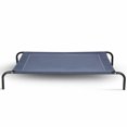 thumbnail image 1 of Gymax Large Dog Cat Bed Elevated Pet Cot Indoor Outdoor Camping Steel Frame Mat, 1 of 9