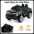 thumbnail image 3 of Gymax Ride on Car 12V Licensed Chevrolet Truck Kids' Electric Vehicles Gift for 3+ Black, 3 of 10